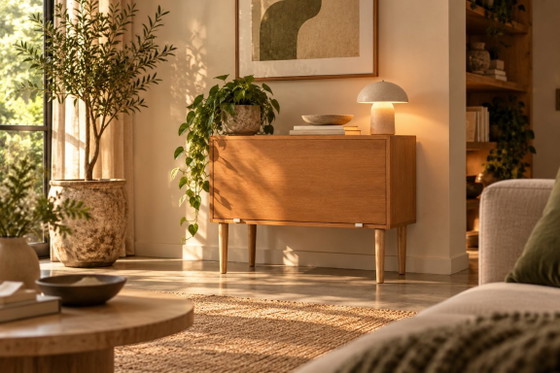 Meuble vintage | enfilade | années 60 | Danois – Armoires de rangement, Bois (photo 2 of 8)