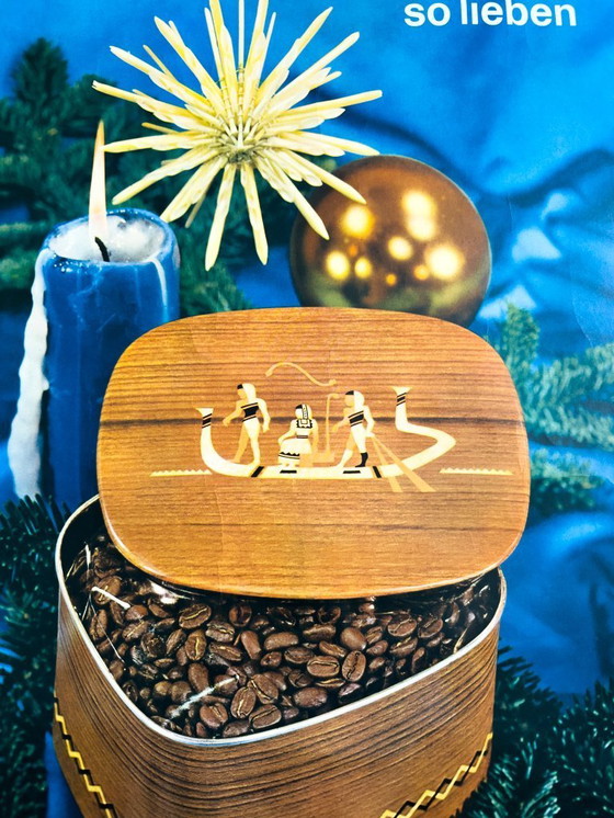 Image 1 of Originele vintage Dallmayr-Kaffee Poster | 1970s | Duitse koffie reclameplaat | 119 x 84cm (A0)