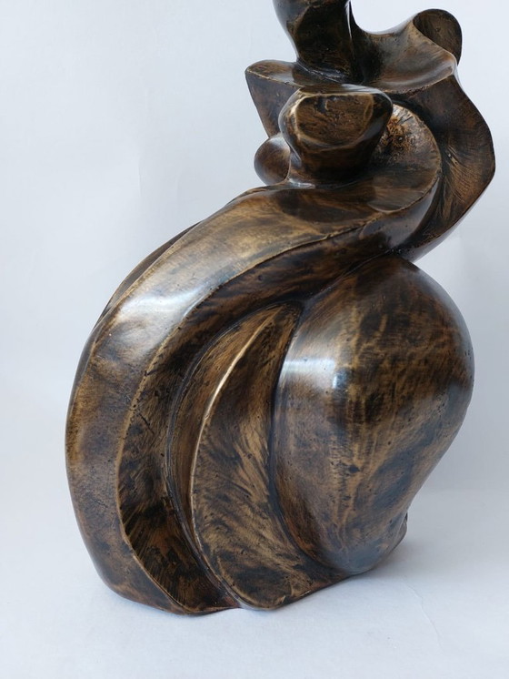 Image 1 of scultura astratta in legno