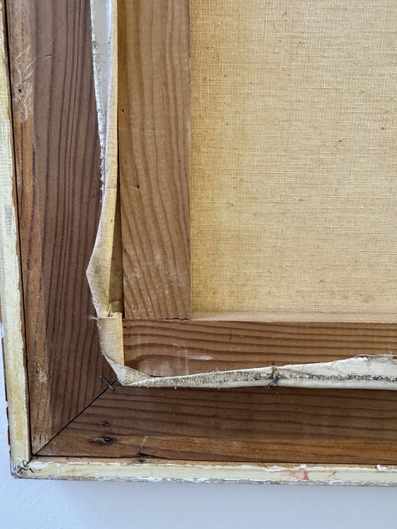 Image 1 of Olieverfschilderij op canvas, chrysanten, 1965