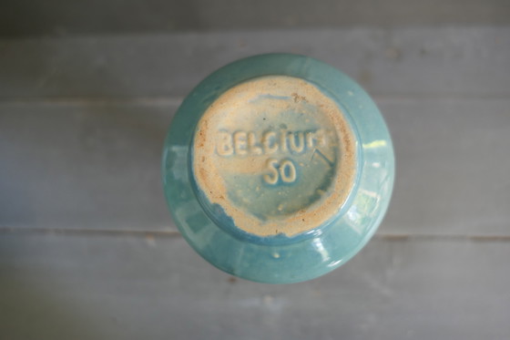 Image 1 of Art Deco Vase Faiencerie de Thulin Belgien 50