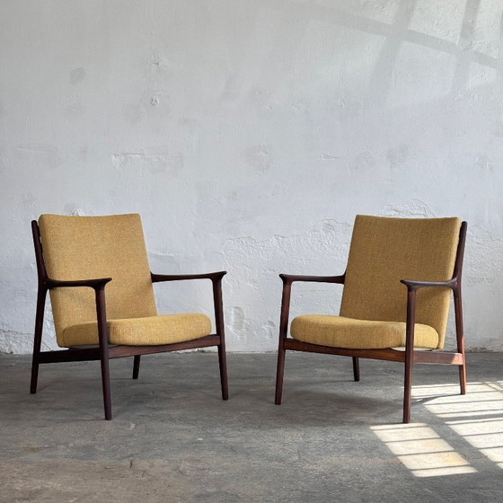 Image 1 of Danish Style Fully Refurbished Mid-Century armchair, 1960