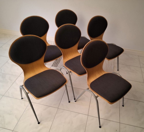 Image 1 of 6 vlinderstoelen jaren 90 Hiller 