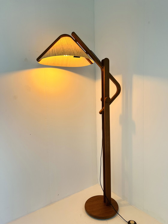 Image 1 of Vintage teak floor lamp, Domus '70