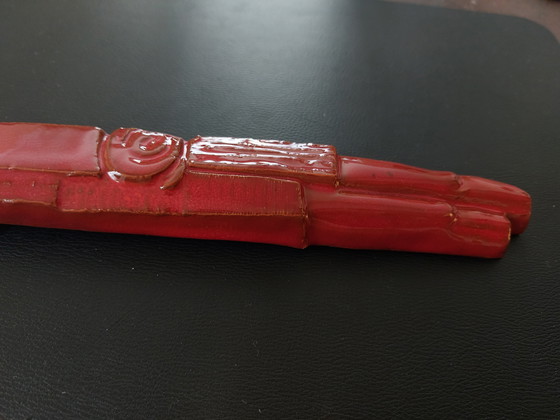 Image 1 of Sanchez Belgium ceramic vintage crucifix