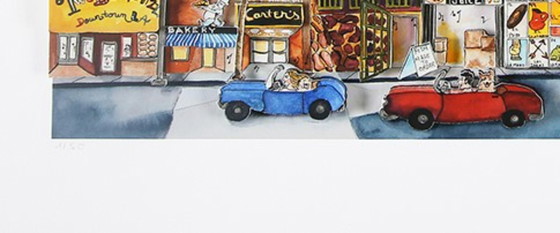 Image 1 of Pergola, Linnea - I love LA - Giclée - firmato a mano - NUOVO