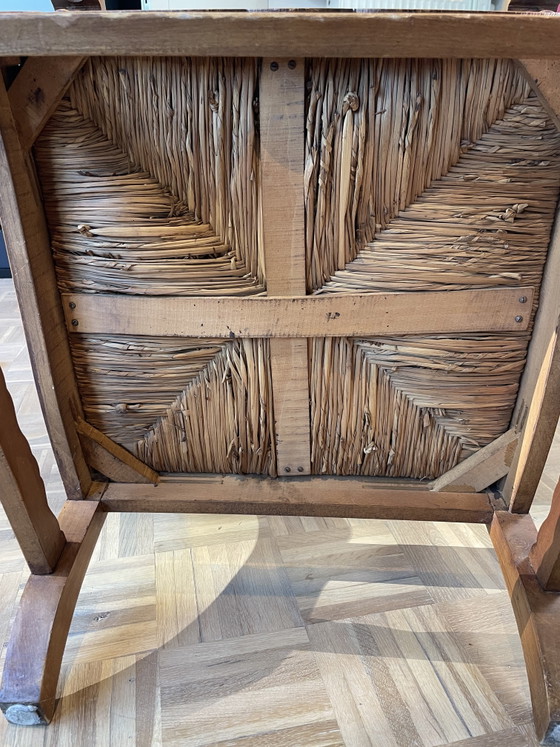 2 fauteuils in de Arts & Crafts-stijl uit de jaren 1920. – Wood, Wicker (photo 11 of 15)