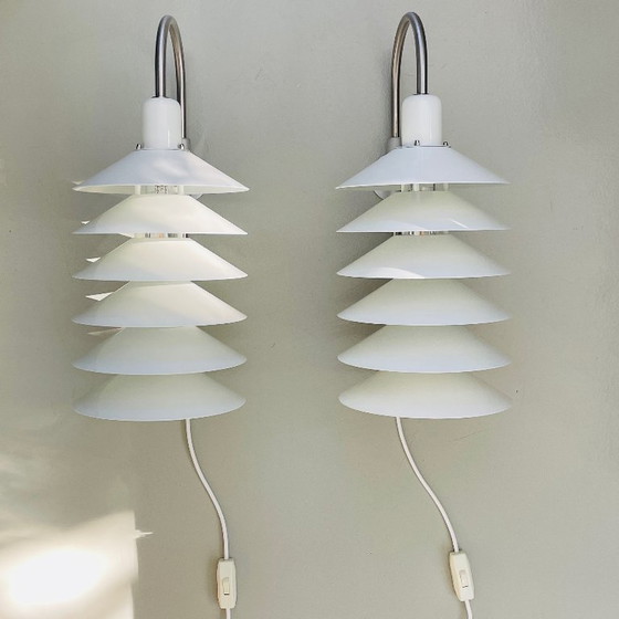 Image 1 of 2 vintage WALL LAMPS TipTop Pandul Gammelgaard Danish Design
