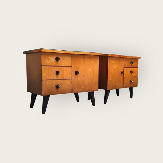 Image 1 of 2X Tables de nuit Mid Century