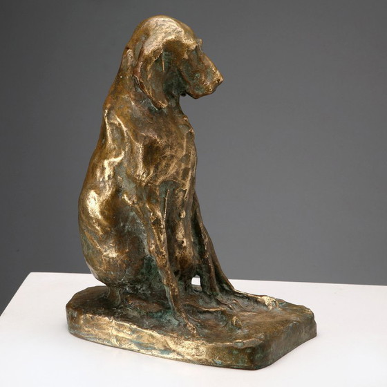 Image 1 of Bronze Dog by Paolo Petrovitch Troubetzkoy