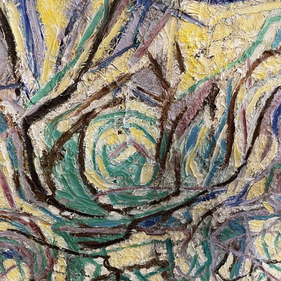 Urbain Herregodts, Composizione Astratta, 1962, Olio su Tavola – Dipinti e disegni (photo 8 of 14)