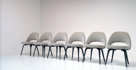 Image 1 of Eero Saarinen "Konferenz"-Stühle für Knoll International, 1948