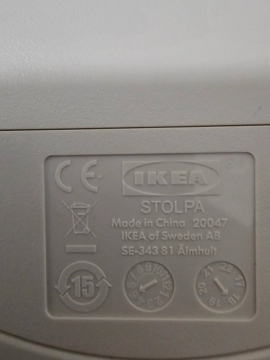 Image 1 of IKEA Stolpa Clock Henrik Preutz