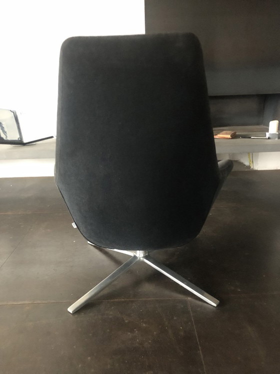 Image 1 of B&B Italia Metropolitan armchair - Blue Black fabric izgs