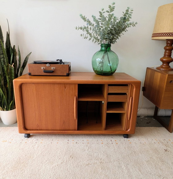 Image 1 of Vintage Danish teak sideboard, Dyrlund audio cabinet