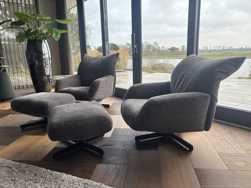 Edra Chiara Lounge-Sessel + Hocker Lp € 9.380