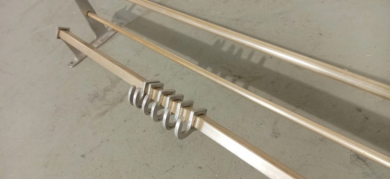 Image 1 of Vintage Art Deco Wall Mounted Coat Rack