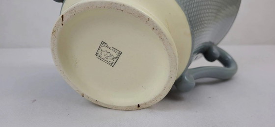 Art Deco earthenware bowl 1920-30 Salins (photo 8 of 8)