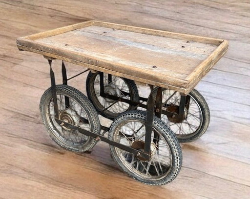 REPURPOSE wooden cart