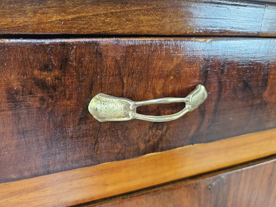 Image 1 of Tocador Art Decó con mármol blanco y espejo