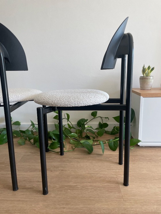 Image 1 of 2x Postmoderne Esszimmerstühle