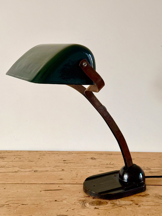 Image 1 of Lampada da scrivania industriale Schaco di metà secolo in stile Bauhaus