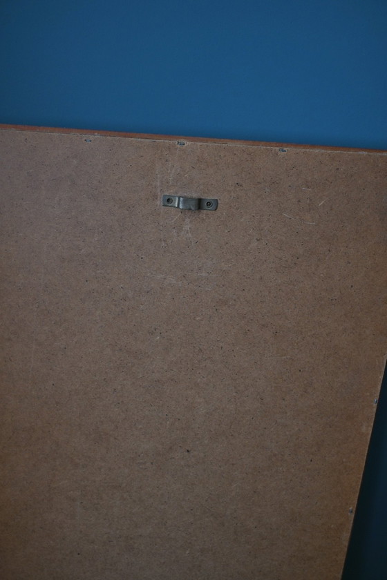 Image 1 of Vintage Wooden Mirror / Tapered Model