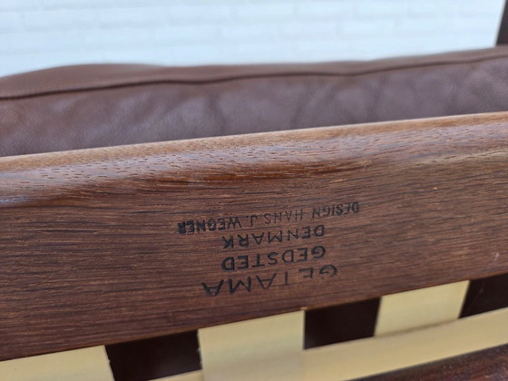 Anni '70, design danese di H.J.Wegner, poltrona schienale alto, modello GE530. – Hans Wegner, Poltrone, Legno (photo 6 of 26)