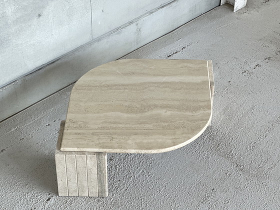 Image 1 of Vintage Travertine Coffee Table, 1980's