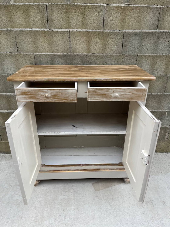 Buffet parigino patinato – Armadi contenitori, Wood, Vintage (photo 14 of 21)