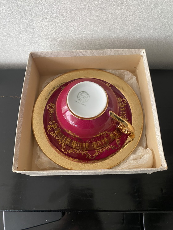 Image 1 of Tazza grande Vintage 60 Collection Porcellana fine di Limoges dorata in oro fino