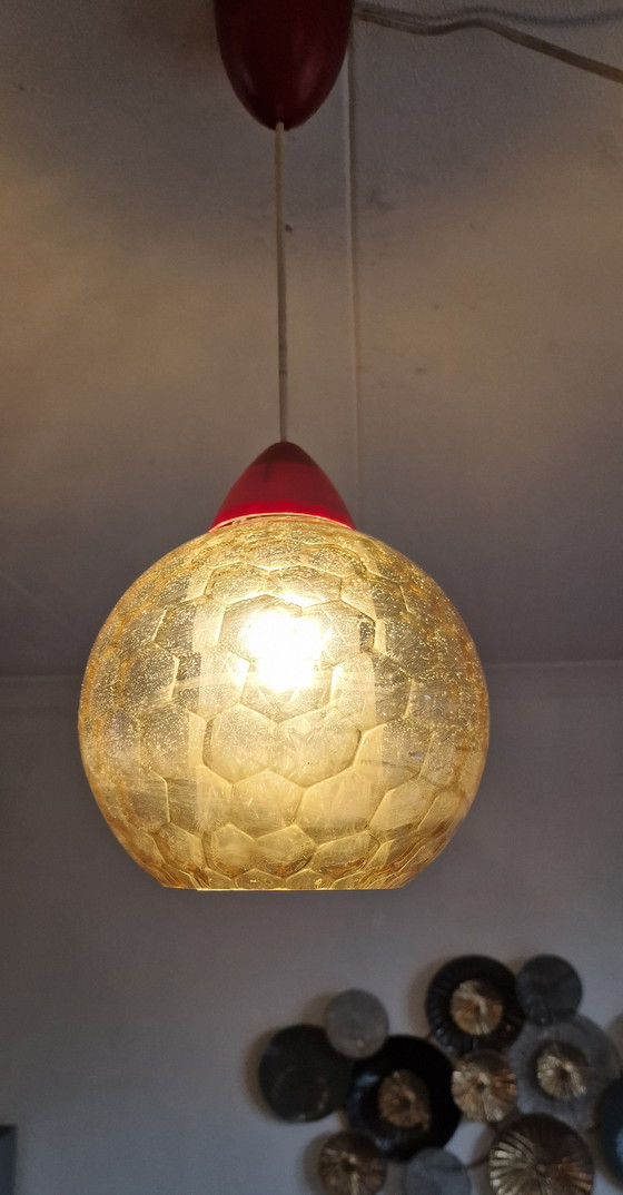 Image 1 of Vintage bol bubbelglas  ice glass tube 