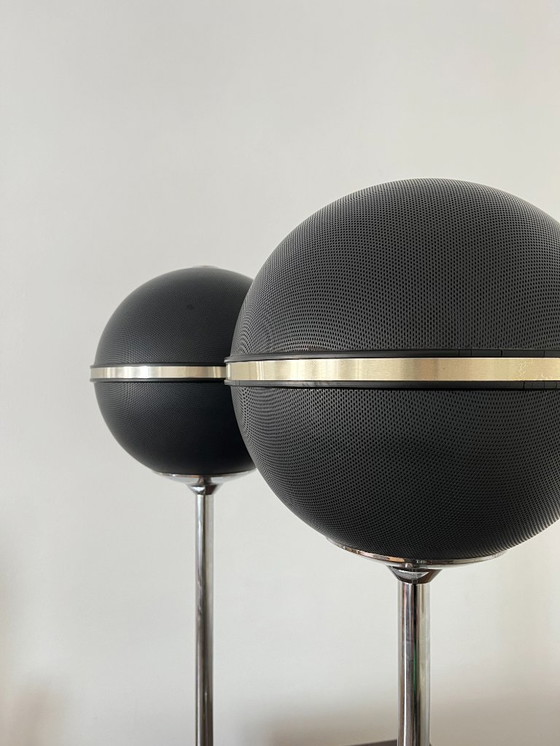 Image 1 of Altoparlanti sferici originali vintage Grundig Audiorama 7000/8000: iconico design tedesco degli anni '70