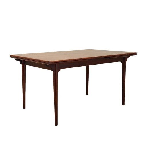 Rosewood table, Danish design, 1970s, manufacturer: Omann Jun, designer: Gunni Omann
