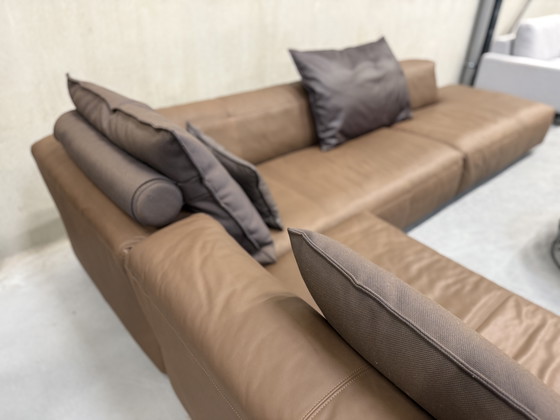 Image 1 of Divano angolare Rolf Benz Mio in pelle marrone 253x344