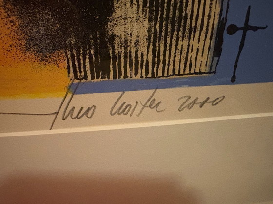 Image 1 of Silkscreen Theo Koster Poeme II