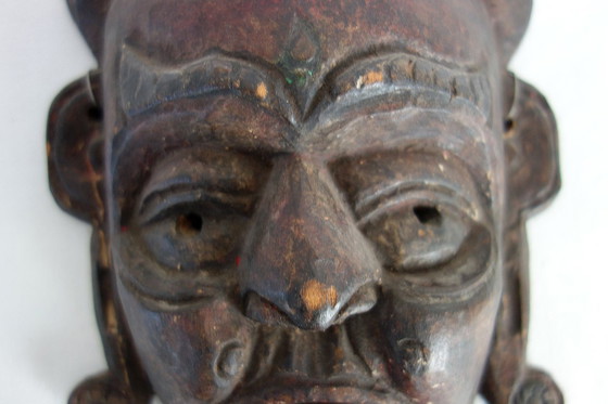 Image 1 of Lot de 3 masques Himalayens vintage