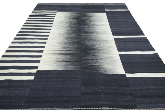 Image 1 of Hand-woven designer kilim - 323 X 220 Cm - New - Black and white