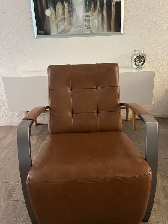 Image 1 of Bram cognac fauteuil