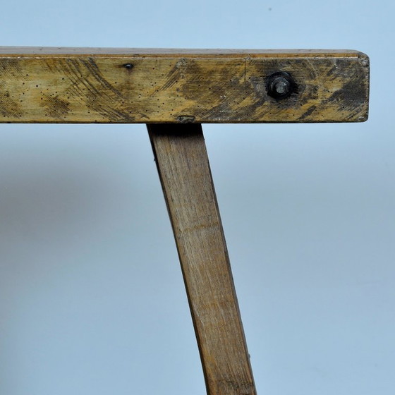 Oak Butcher’s Table, Circa 1920 – Iron, Wood, Vintage (photo 12 of 12)