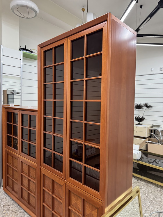 Image 1 of Coppia di Vetrine di Fabrizio Poldaretti per linea arredo mod. Caccia alla volpe