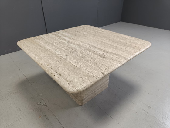 Image 1 of Travertine Coffee Table 1970S, Italy 