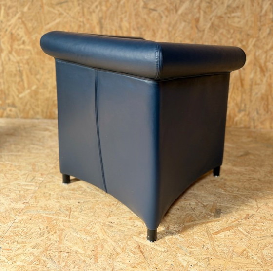 Image 1 of Poltrona Wittmann Petrol Leather Club Paolo Piva