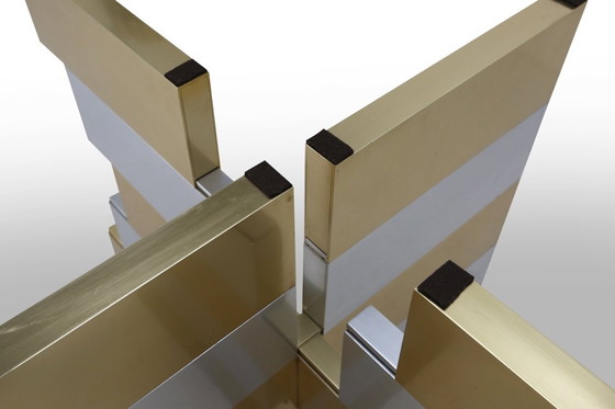 Image 1 of Postmodern dining table in the manner of Paul Evans, 1970s