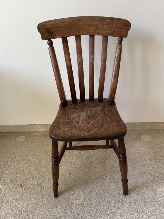 Image 1 of 3 antieke Engelse stoelen