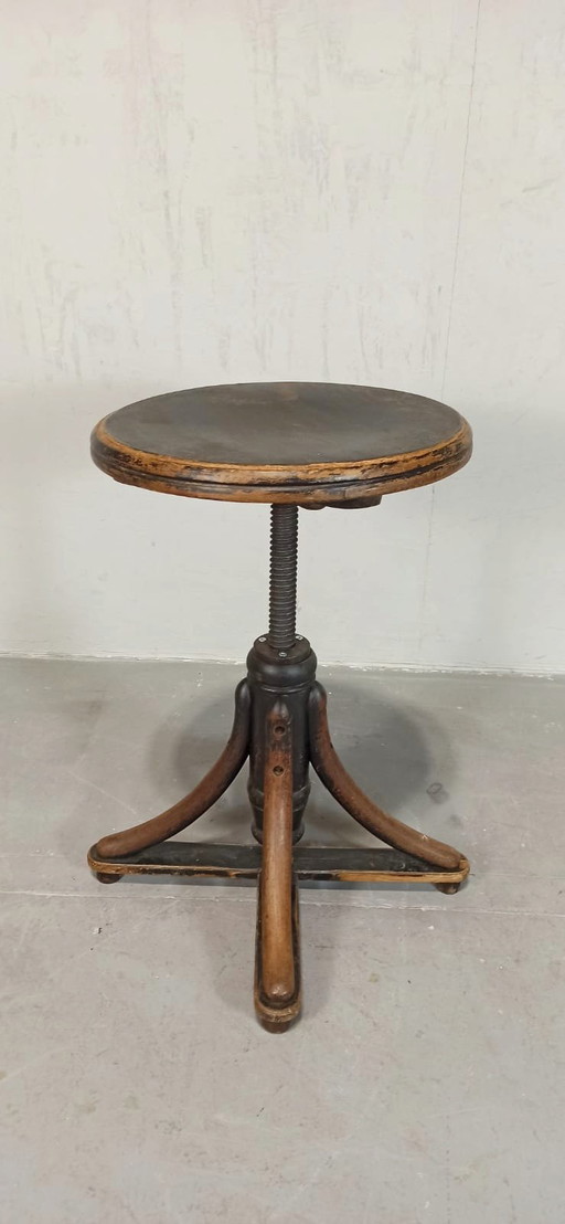 Art Deco bentwood piano stool 