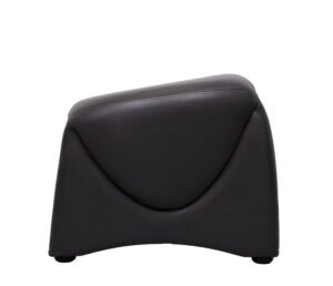 Leolux Ottoman of voetenbank met organische vorm, jaren 80 – Hockers en poefs, Leather (photo 3 of 40)