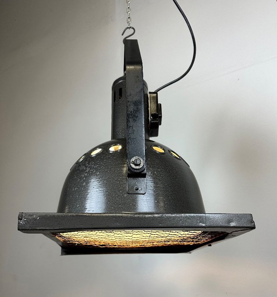 Image 1 of Projecteur de théâtre gris vintage d'Elektrosvit, années 1970