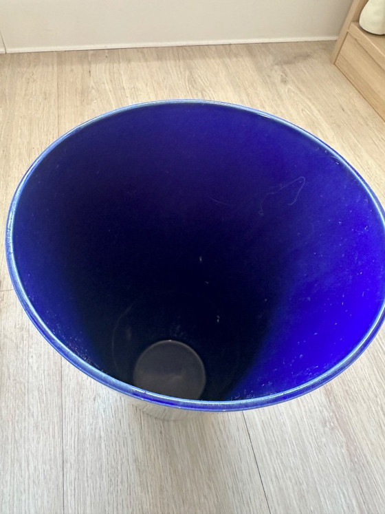 Gijs Bakker for Cor Unum, Duet Vase (1993), Dutch Design, Ceramic, Blue (photo 6 of 7)