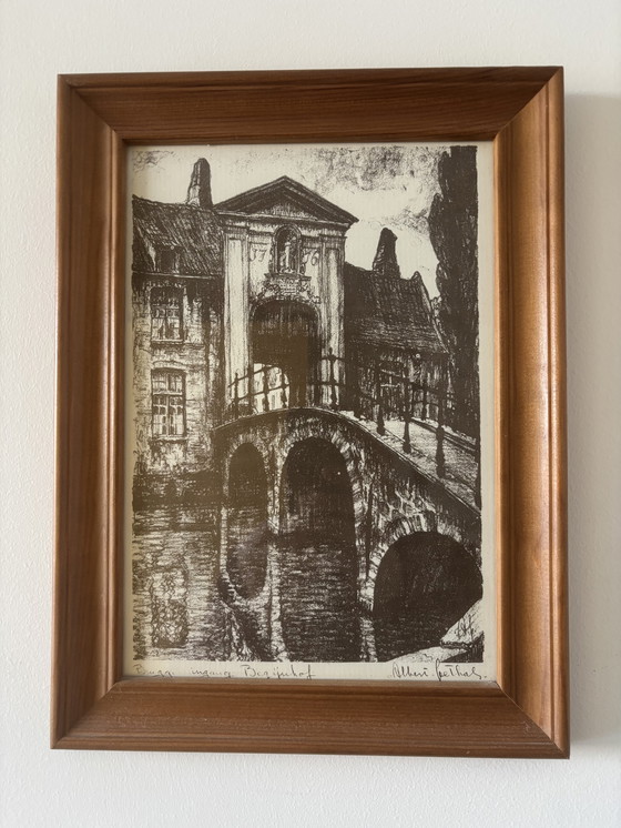 Image 1 of 6 Etsen van Kunstenaar Albert Goethals 